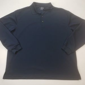 Mens Grand Slam Golf Polo Long Sleeve 2X